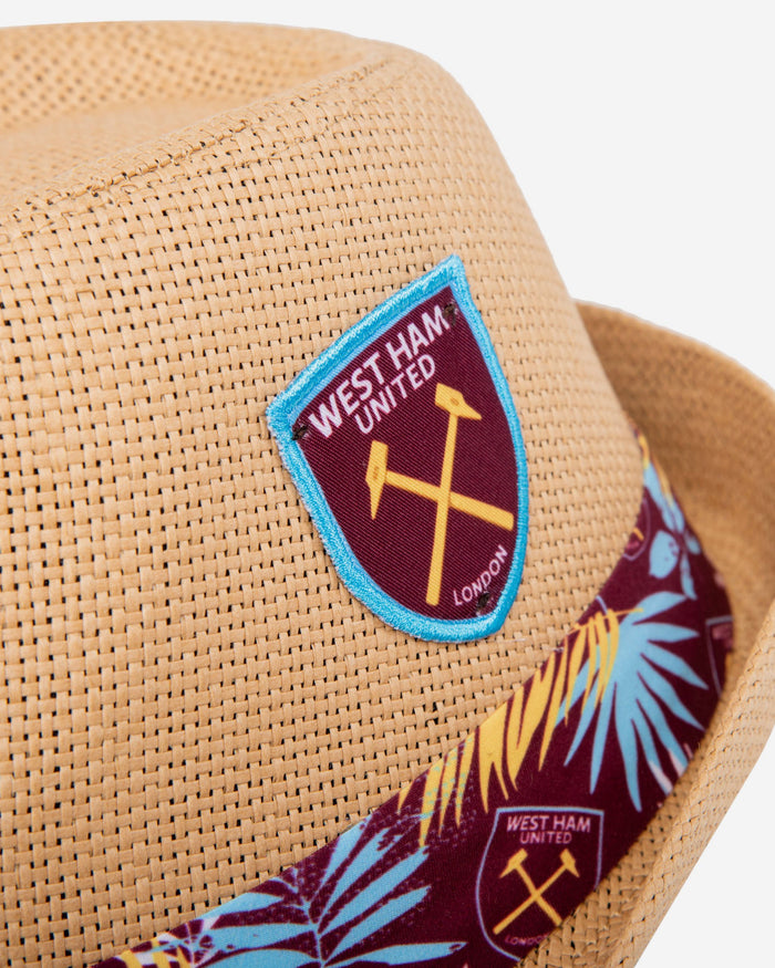 West Ham United FC Trilby Straw Hat FOCO - FOCO.com | UK & IRE