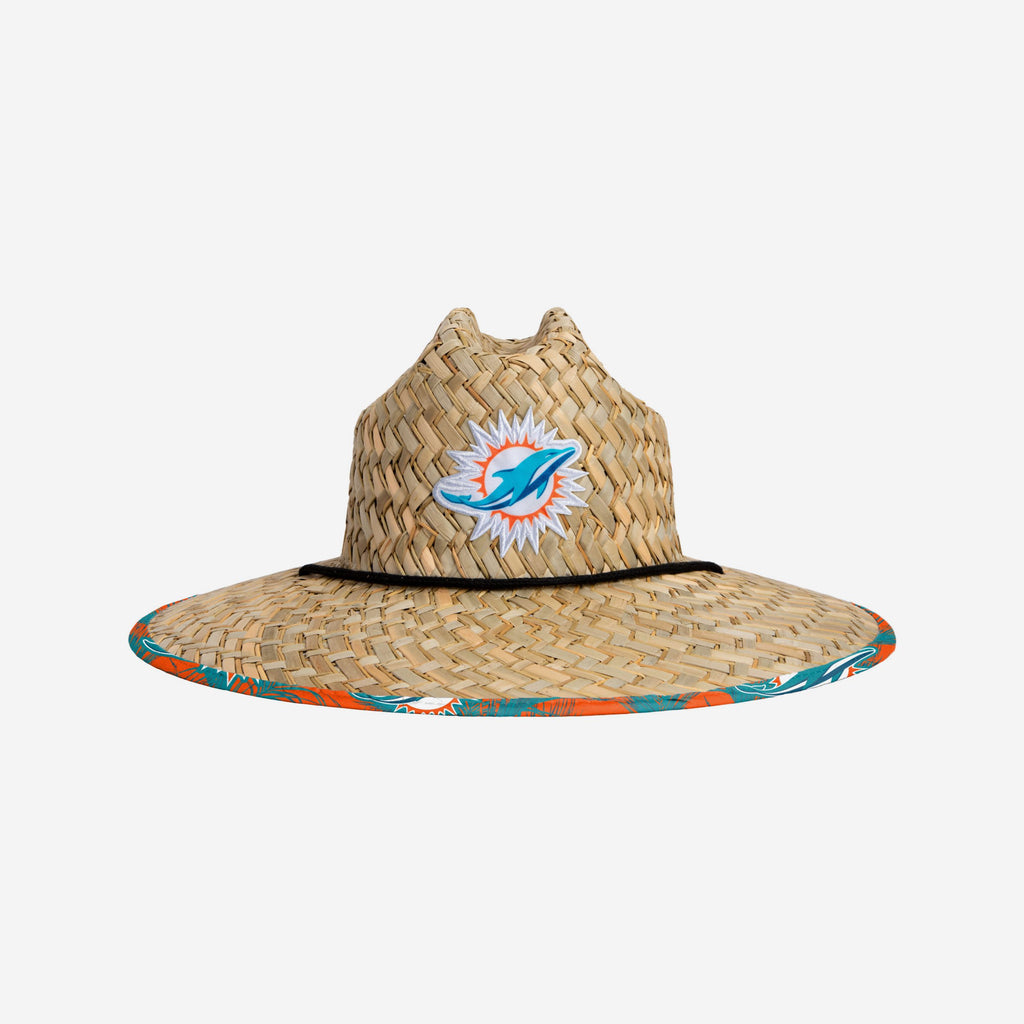 Miami Dolphins Floral Straw Hat FOCO - FOCO.com | UK & IRE
