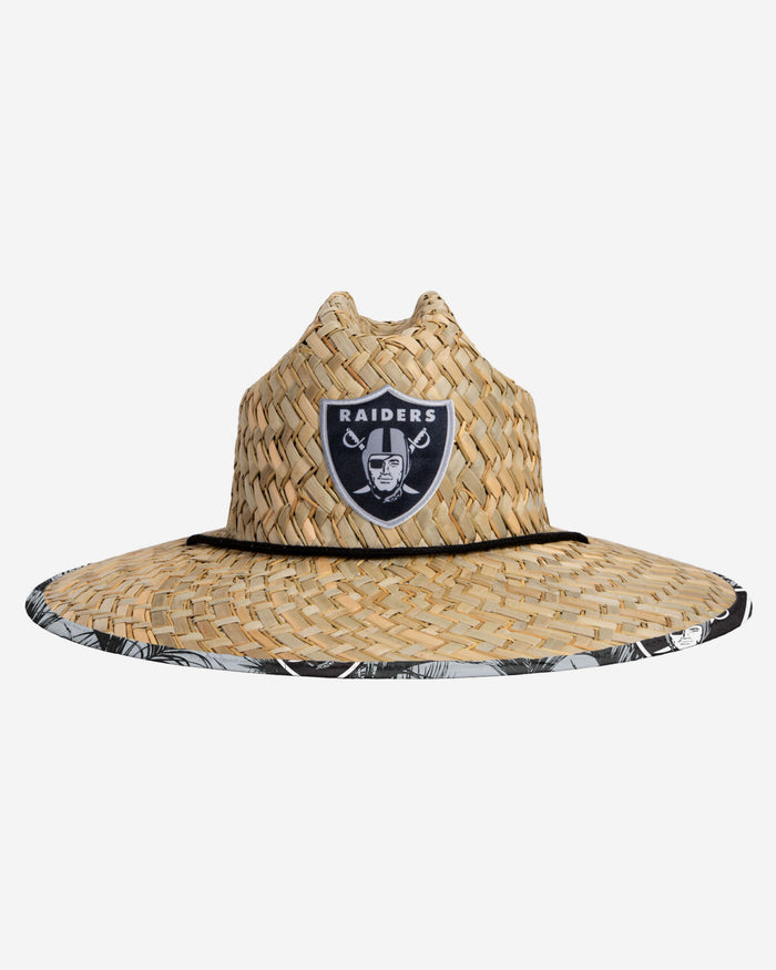 Las Vegas Raiders Floral Straw Hat FOCO - FOCO.com | UK & IRE