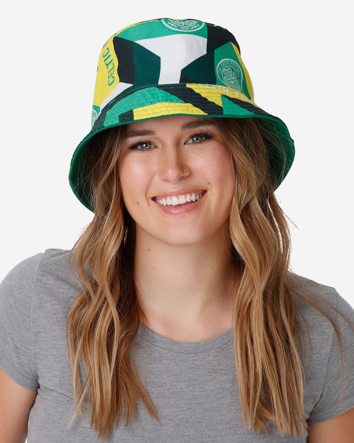 Celtic FC Geo Reversible Bucket Hat FOCO - FOCO.com | UK & IRE