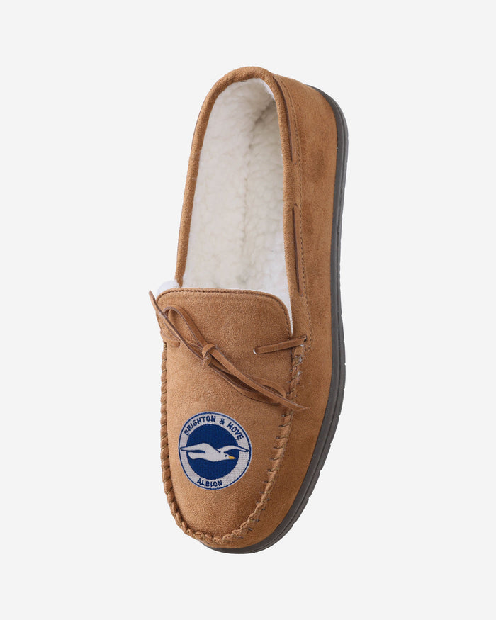Brighton & Hove Albion FC Suede Moccasin Slipper FOCO - FOCO.com | UK & IRE