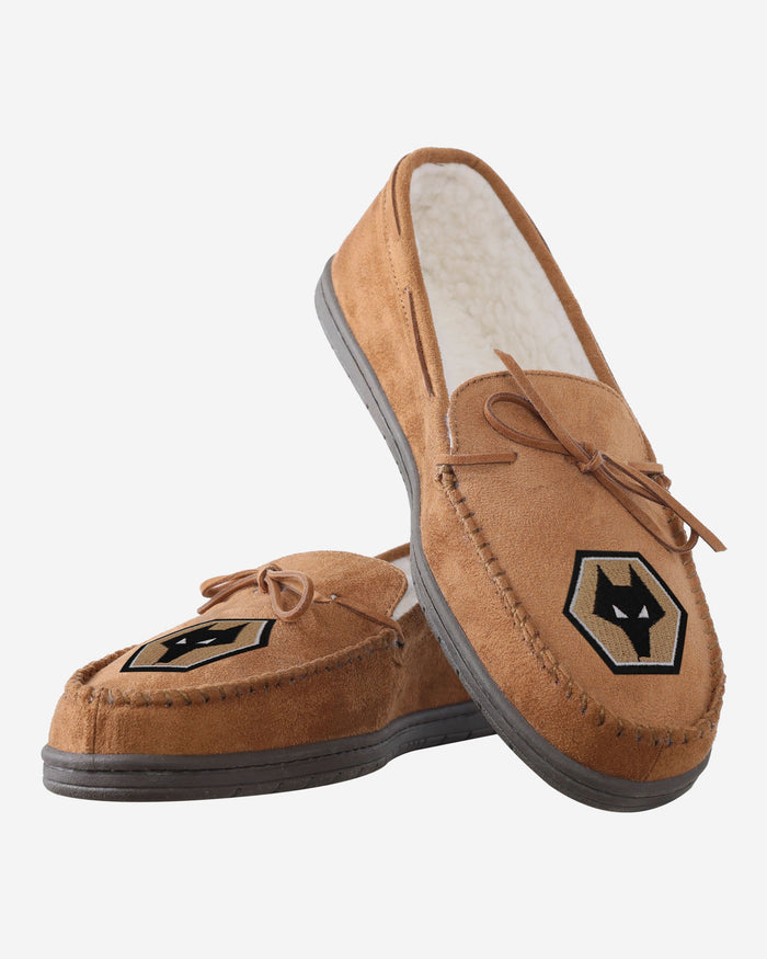 Wolverhampton Wanderers FC Suede Moccasin Slipper FOCO - FOCO.com | UK & IRE