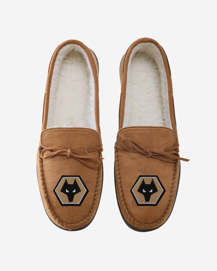 Wolverhampton Wanderers FC Suede Moccasin Slipper FOCO - FOCO.com | UK & IRE
