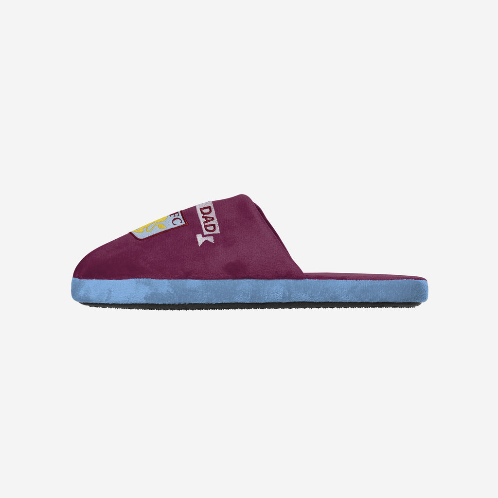 Aston Villa FC Original Best Dad Slippers FOCO S - FOCO.com | UK & IRE