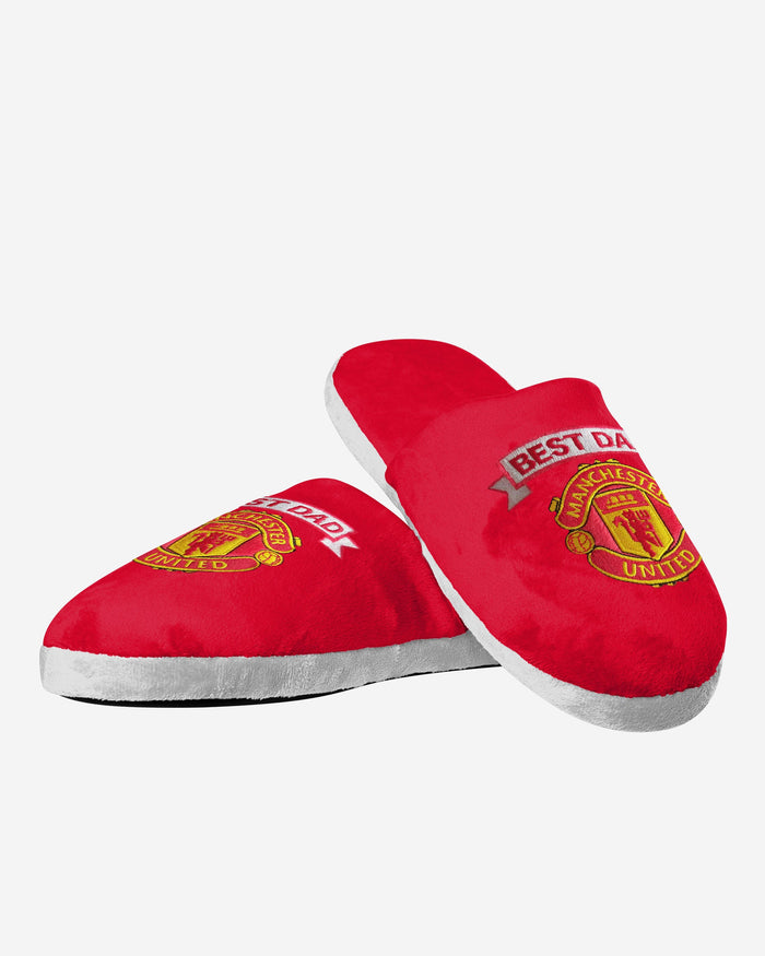Manchester United FC Best Dad Slippers FOCO - FOCO.com | UK & IRE