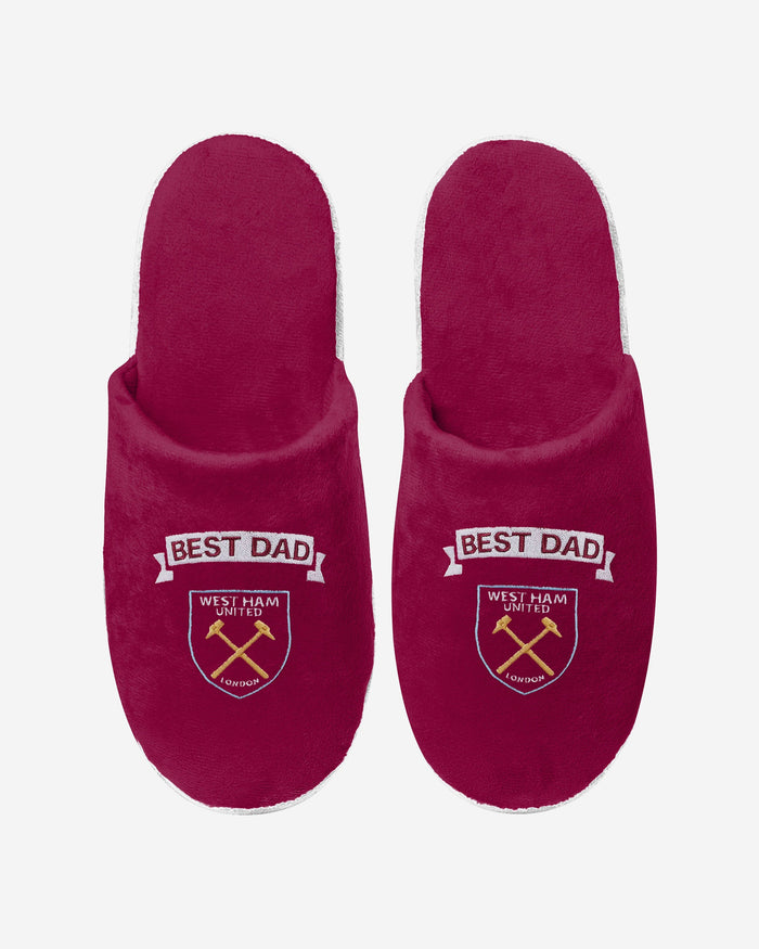 West Ham United FC Best Dad Slippers FOCO - FOCO.com | UK & IRE
