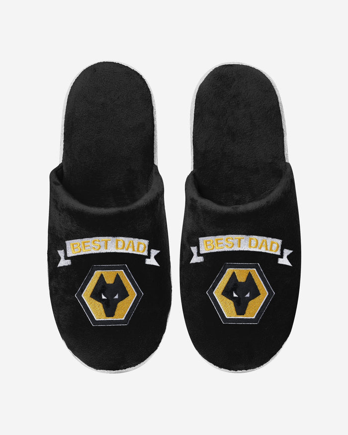 Wolverhampton Wanderers FC Best Dad Slippers FOCO - FOCO.com | UK & IRE