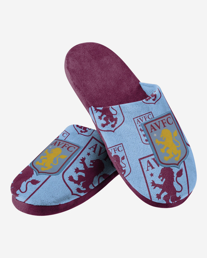 Aston Villa FC Original All Over Print Slipper FOCO - FOCO.com | UK & IRE