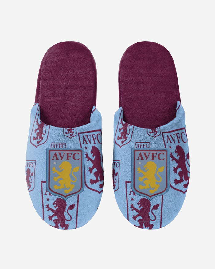 Aston Villa FC Original All Over Print Slipper FOCO - FOCO.com | UK & IRE