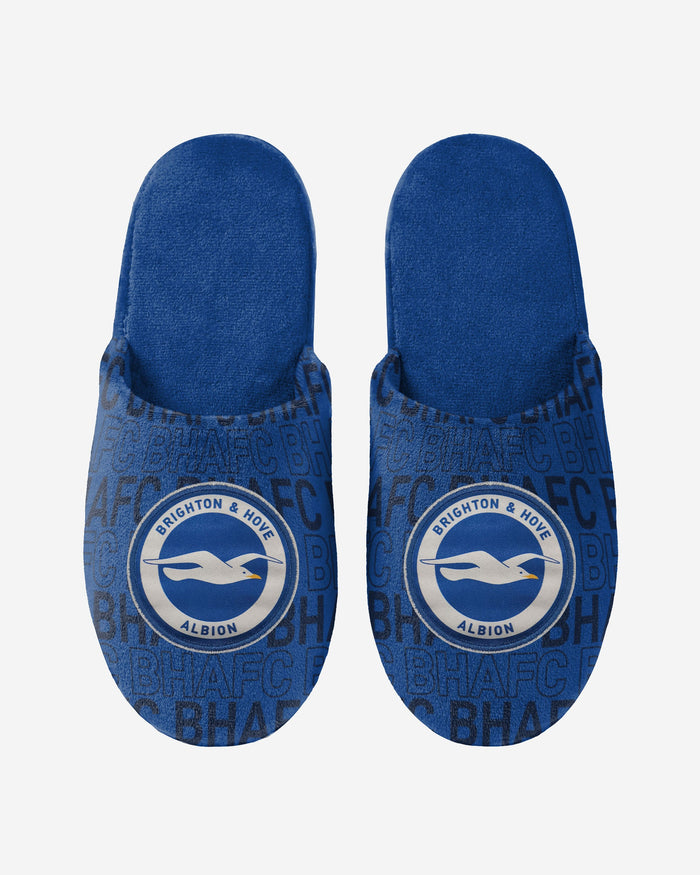 Brighton & Hove Albion FC All Over Print Slipper FOCO - FOCO.com | UK & IRE