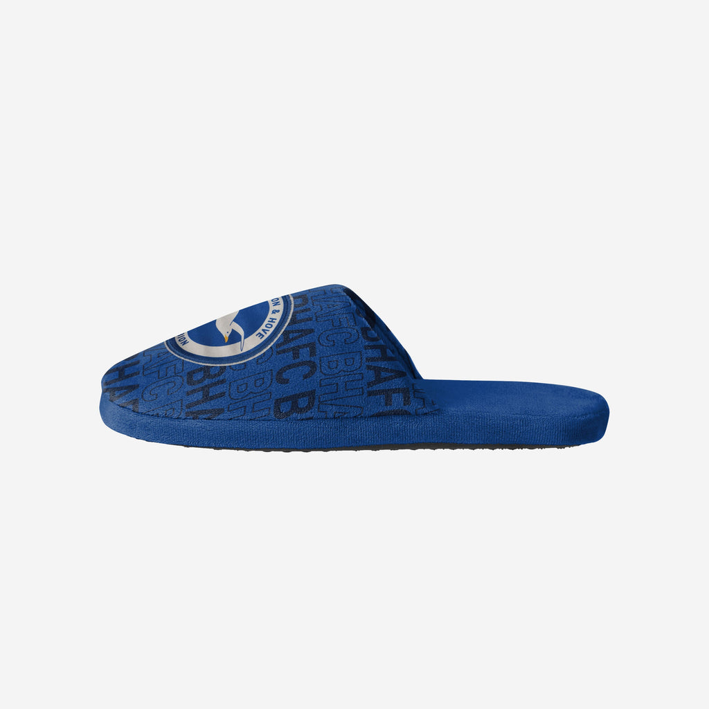 Brighton & Hove Albion FC All Over Print Slipper FOCO S - FOCO.com | UK & IRE