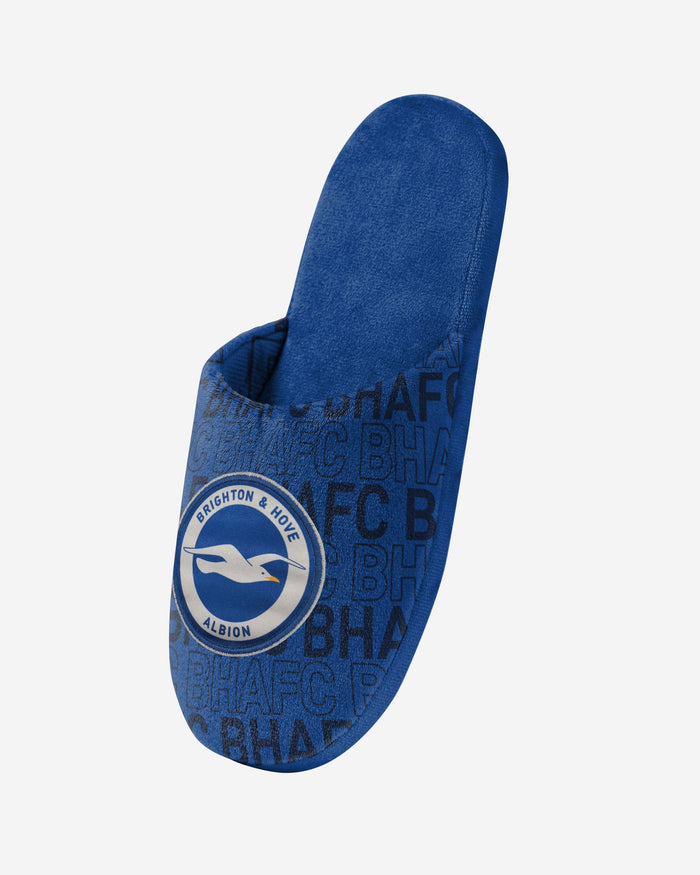 Brighton & Hove Albion FC All Over Print Slipper FOCO - FOCO.com | UK & IRE
