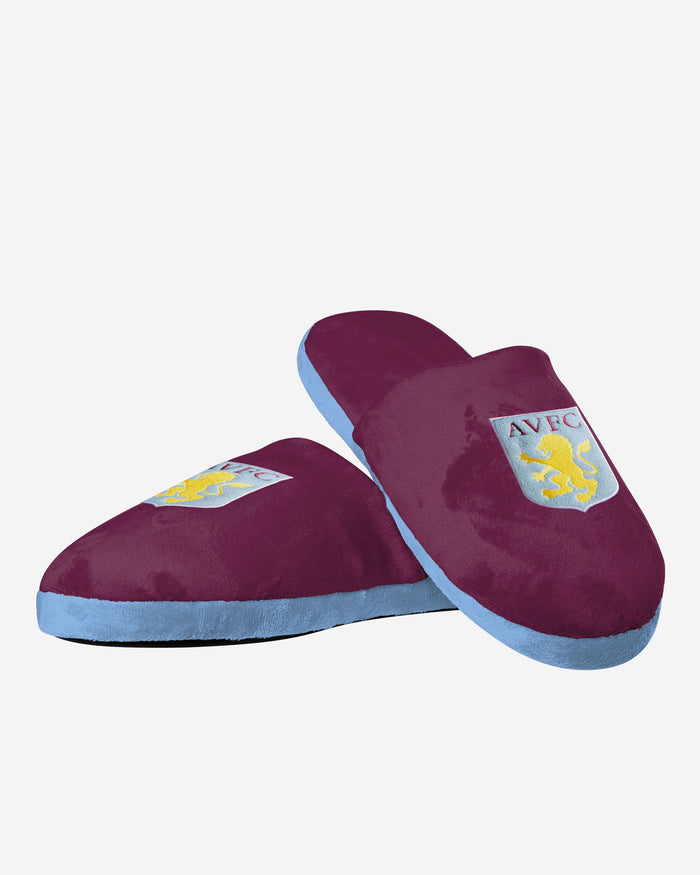 Aston Villa FC Original Split Colour Slide Slipper FOCO - FOCO.com | UK & IRE
