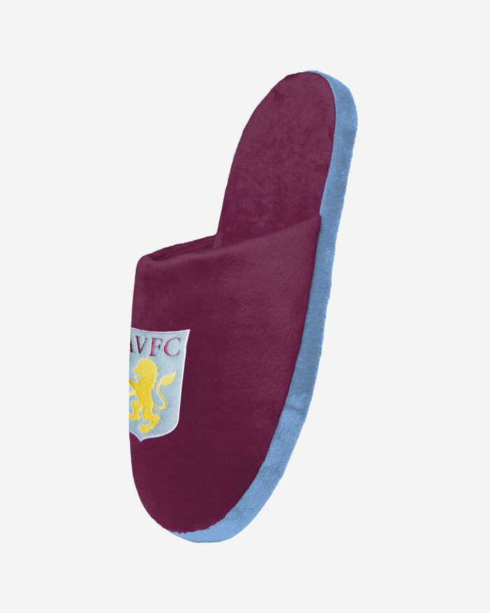 Aston Villa FC Original Split Colour Slide Slipper FOCO - FOCO.com | UK & IRE