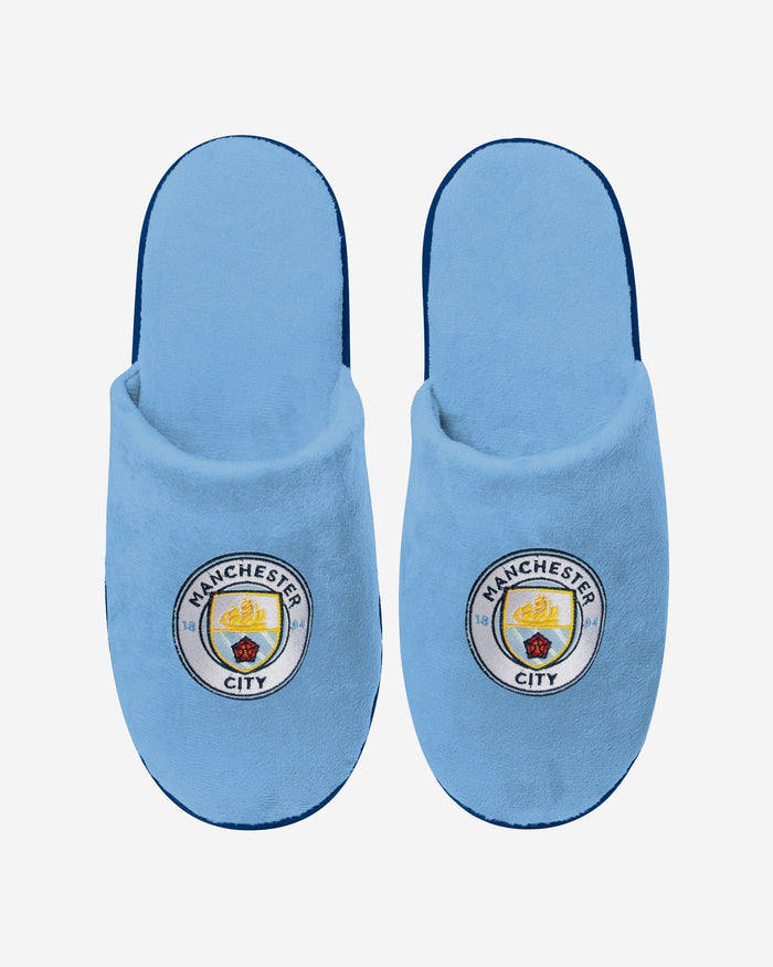 Manchester City FC Split Colour Slide Slipper FOCO - FOCO.com | UK & IRE