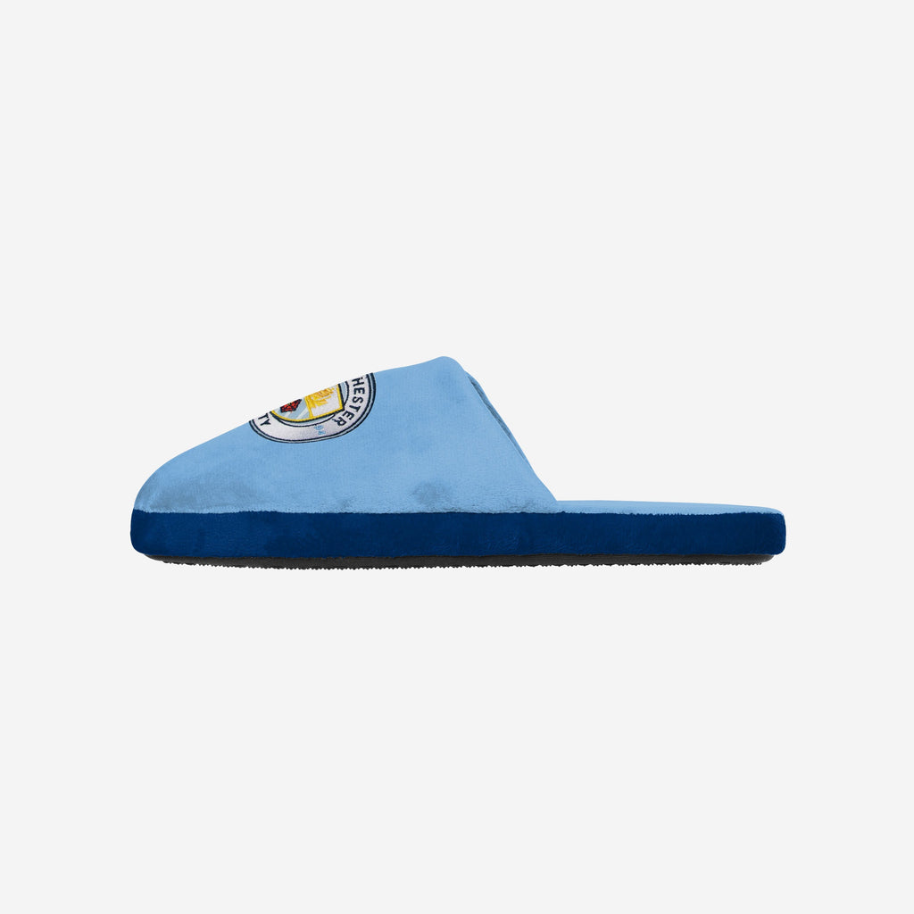 Manchester City FC Split Colour Slide Slipper FOCO S - FOCO.com | UK & IRE