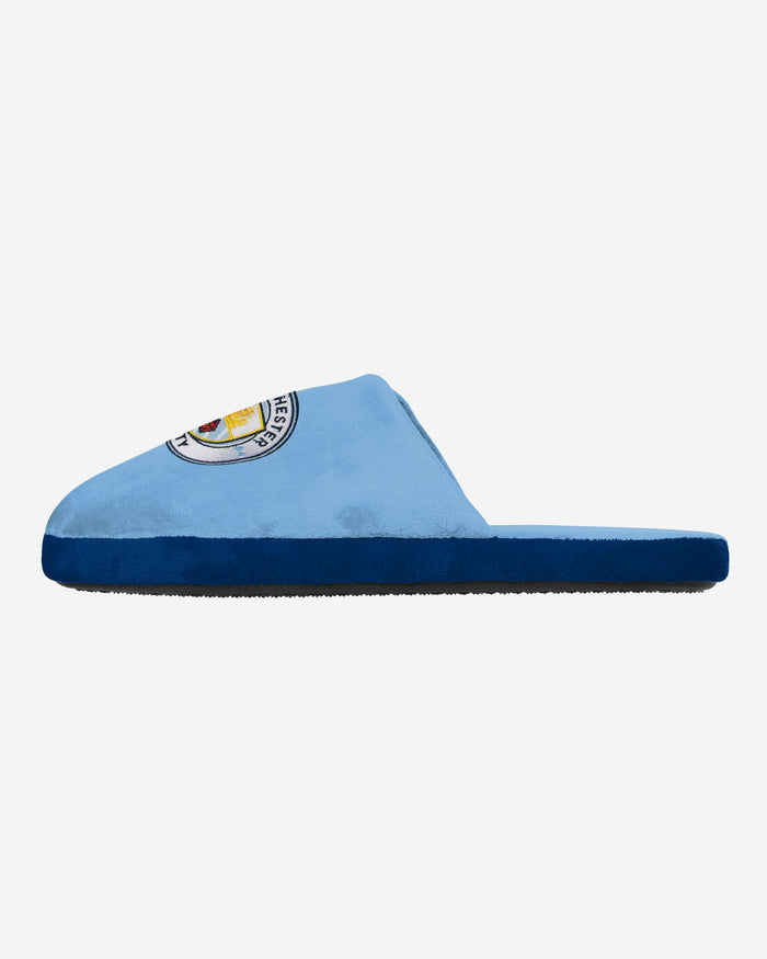 Manchester City FC Split Colour Slide Slipper FOCO S - FOCO.com | UK & IRE