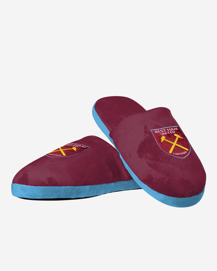 West Ham United FC Split Colour Slide Slipper FOCO - FOCO.com | UK & IRE
