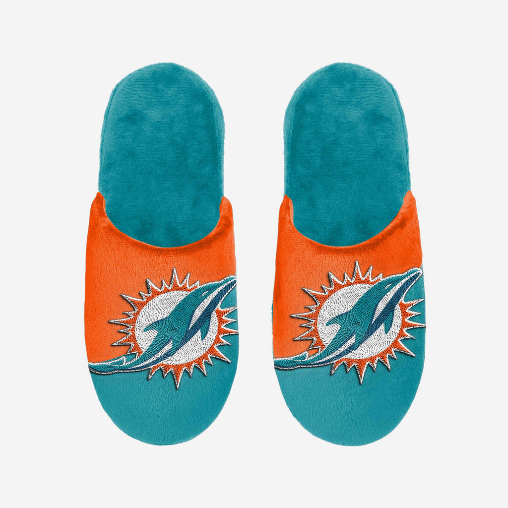 Miami dolphins house slippers hot sale