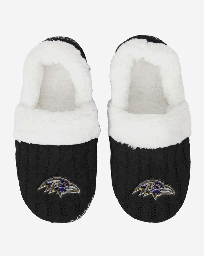 Baltimore Ravens Team Colour Moccasin Slipper FOCO - FOCO.com | UK & IRE