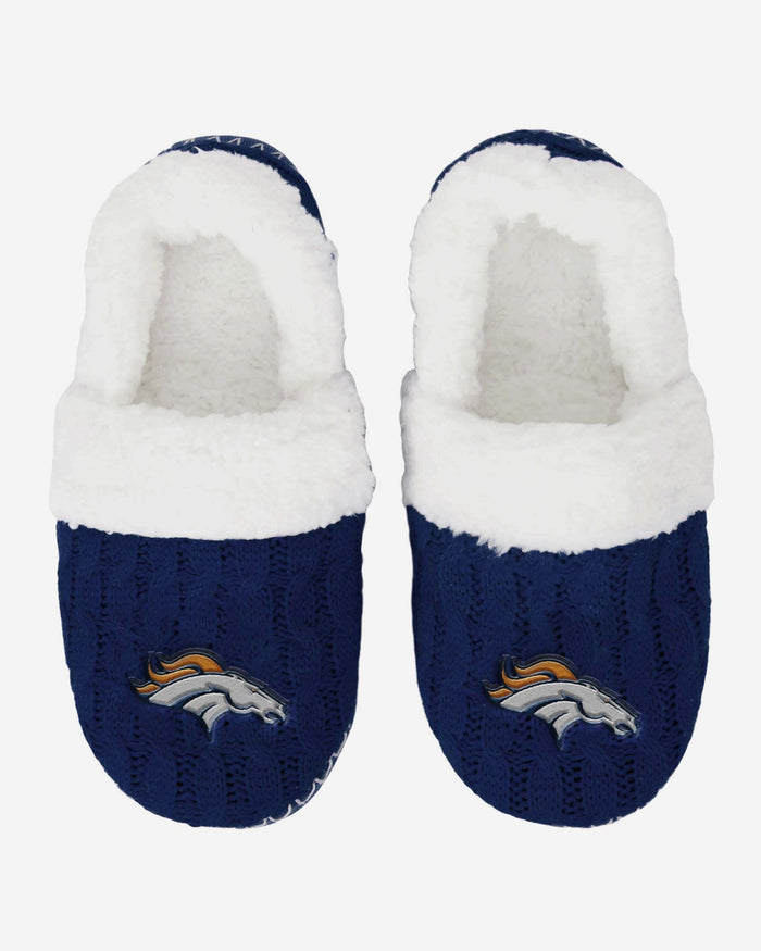Denver Broncos Team Colour Moccasin Slipper FOCO - FOCO.com | UK & IRE