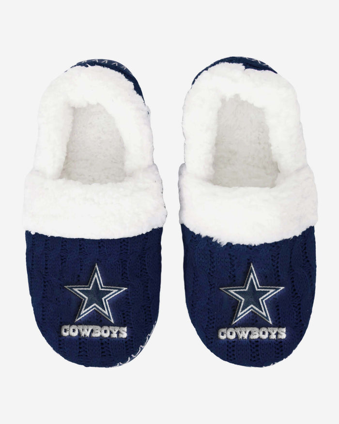 Dallas Cowboys Team Colour Moccasin Slipper FOCO - FOCO.com | UK & IRE