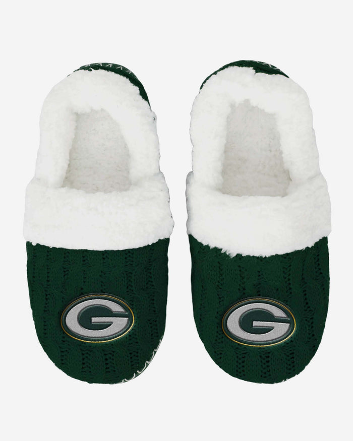 Green Bay Packers Team Colour Moccasin Slipper FOCO - FOCO.com | UK & IRE