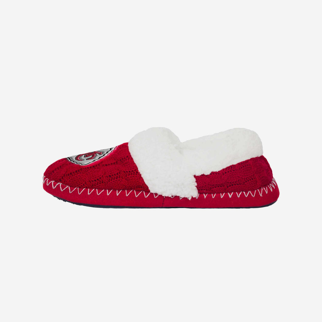 Kansas City Chiefs Team Colour Moccasin Slipper FOCO S - FOCO.com | UK & IRE