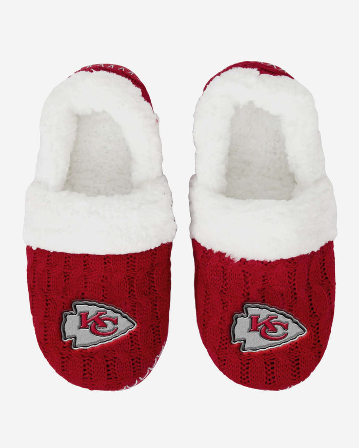 Kansas City Chiefs Team Colour Moccasin Slipper FOCO - FOCO.com | UK & IRE