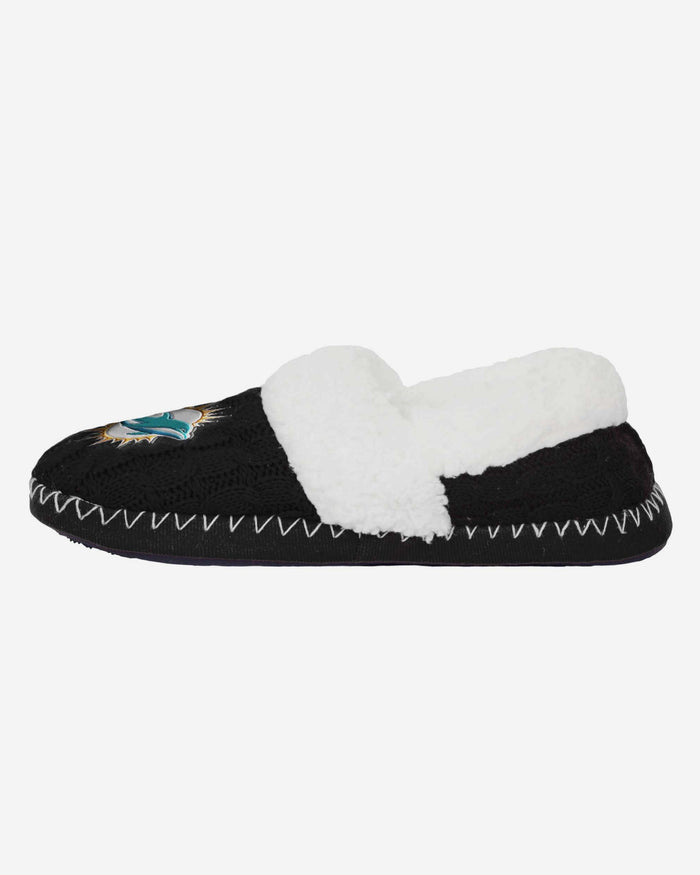 Miami Dolphins Team Colour Moccasin Slipper FOCO S - FOCO.com | UK & IRE