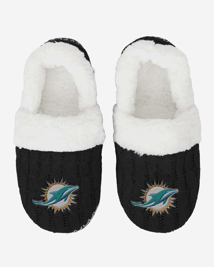 Miami Dolphins Team Colour Moccasin Slipper FOCO - FOCO.com | UK & IRE
