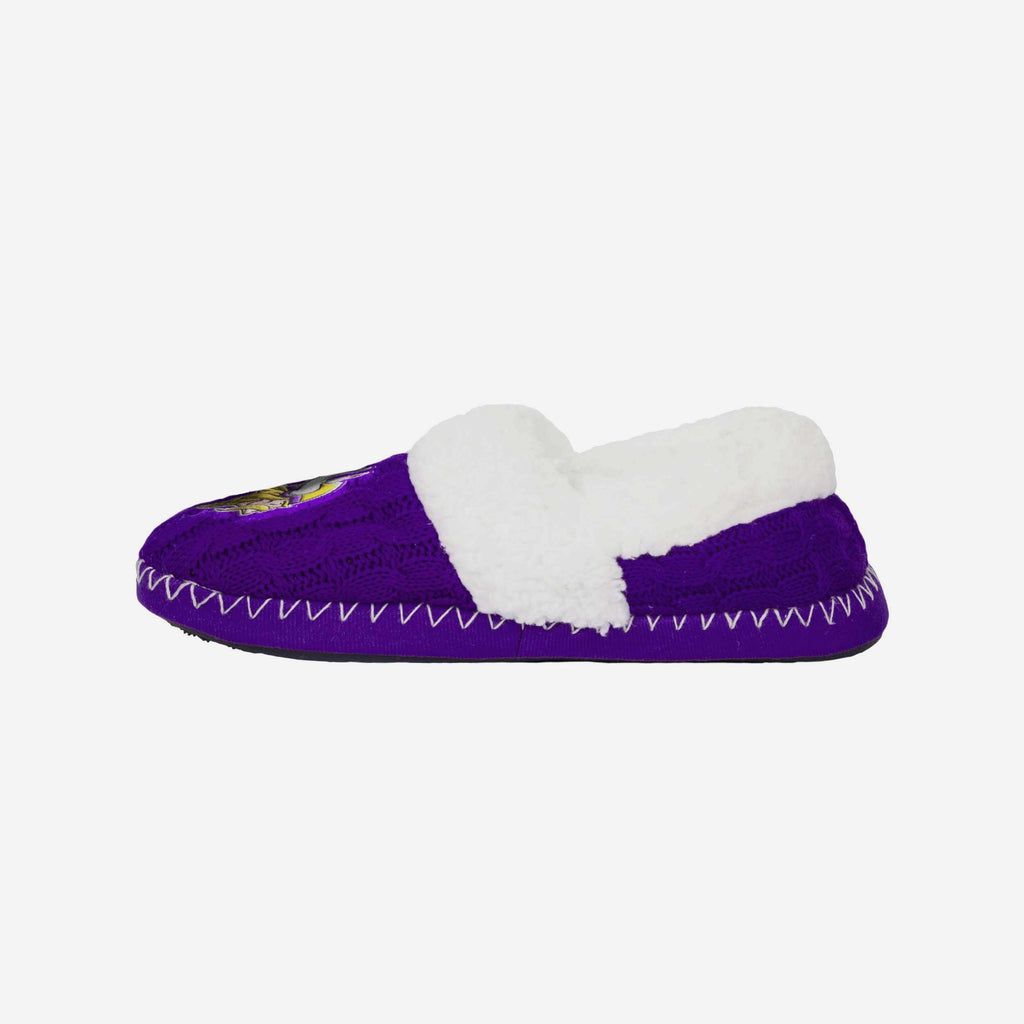 Minnesota Vikings Team Colour Moccasin Slipper FOCO S - FOCO.com | UK & IRE