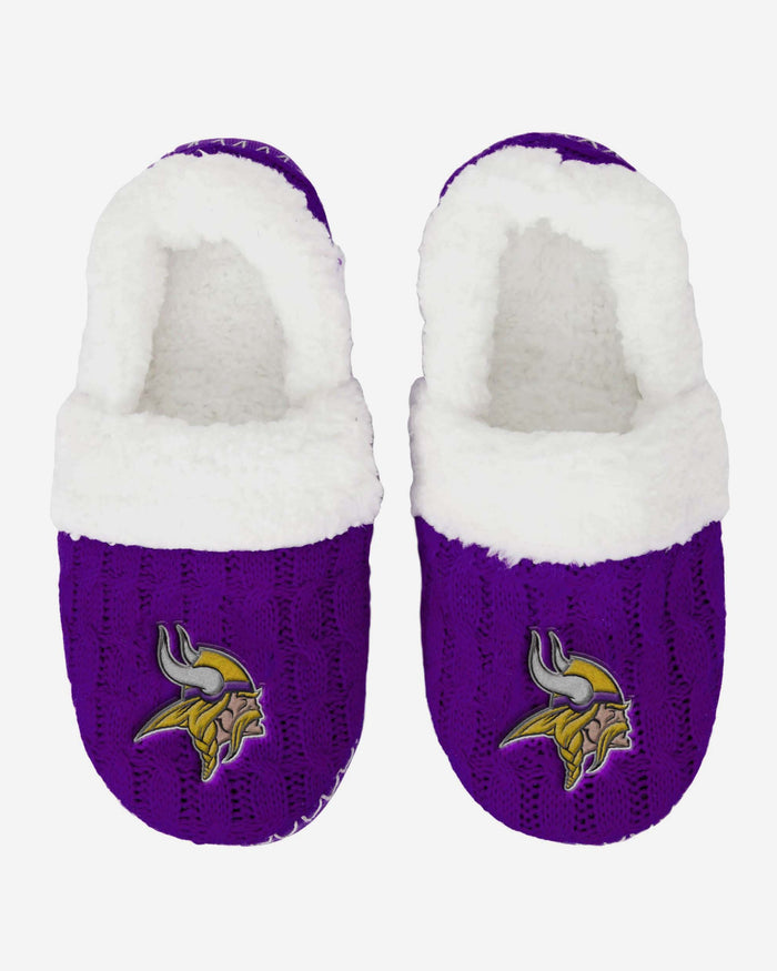 Minnesota Vikings Team Colour Moccasin Slipper FOCO - FOCO.com | UK & IRE