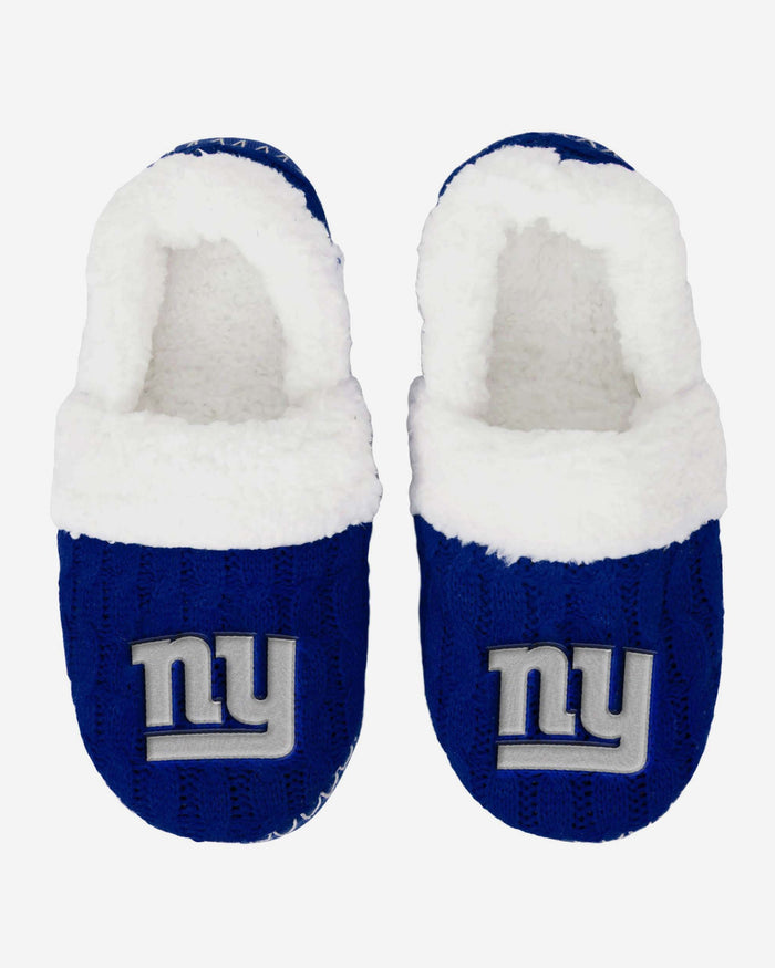 New York Giants Team Colour Moccasin Slipper FOCO - FOCO.com | UK & IRE