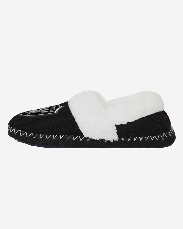 Las Vegas Raiders Team Colour Moccasin Slipper FOCO S - FOCO.com | UK & IRE