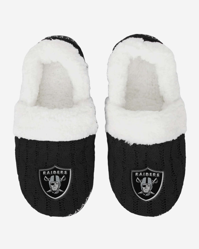 Las Vegas Raiders Team Colour Moccasin Slipper FOCO - FOCO.com | UK & IRE