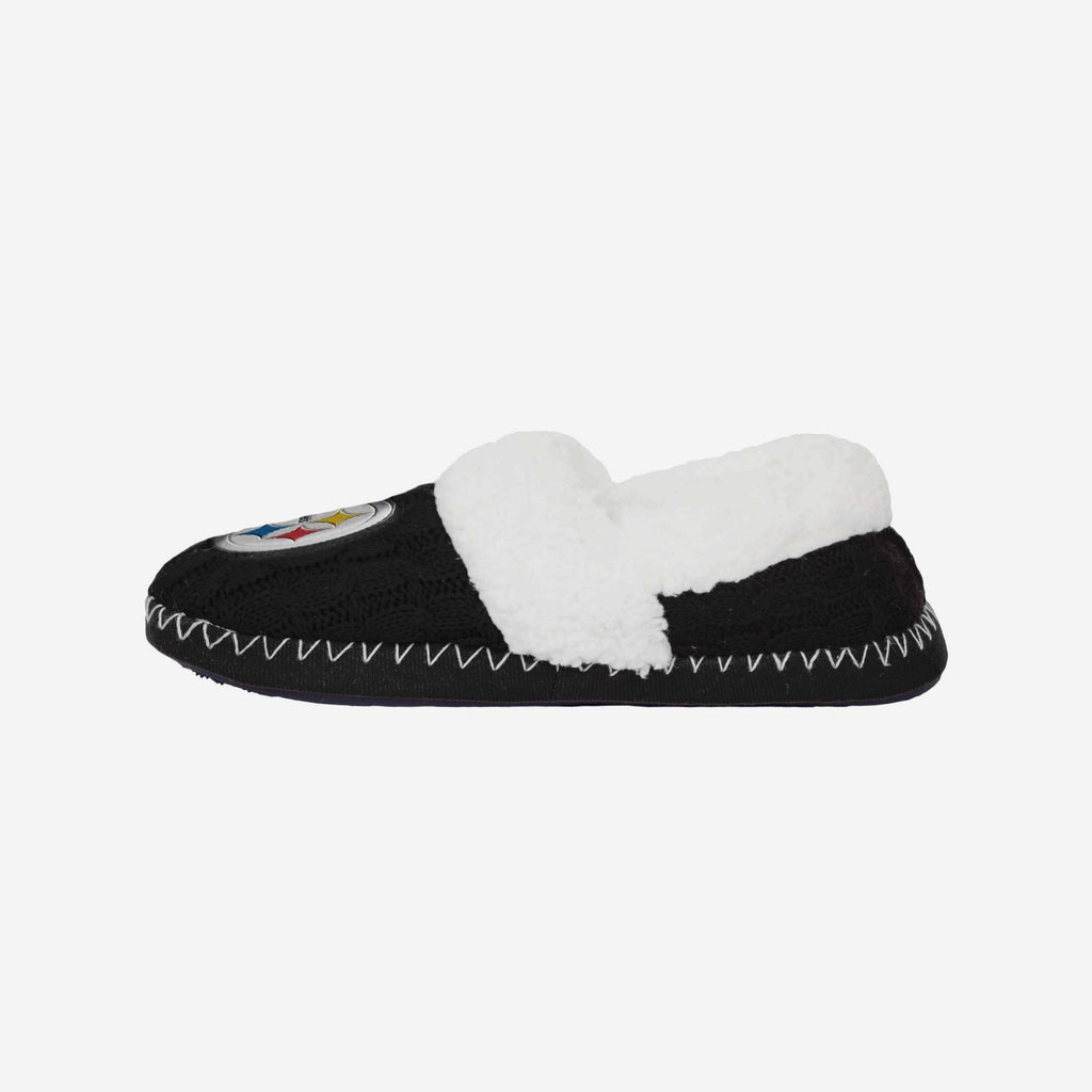 Pittsburgh Steelers Team Colour Moccasin Slipper FOCO S - FOCO.com | UK & IRE