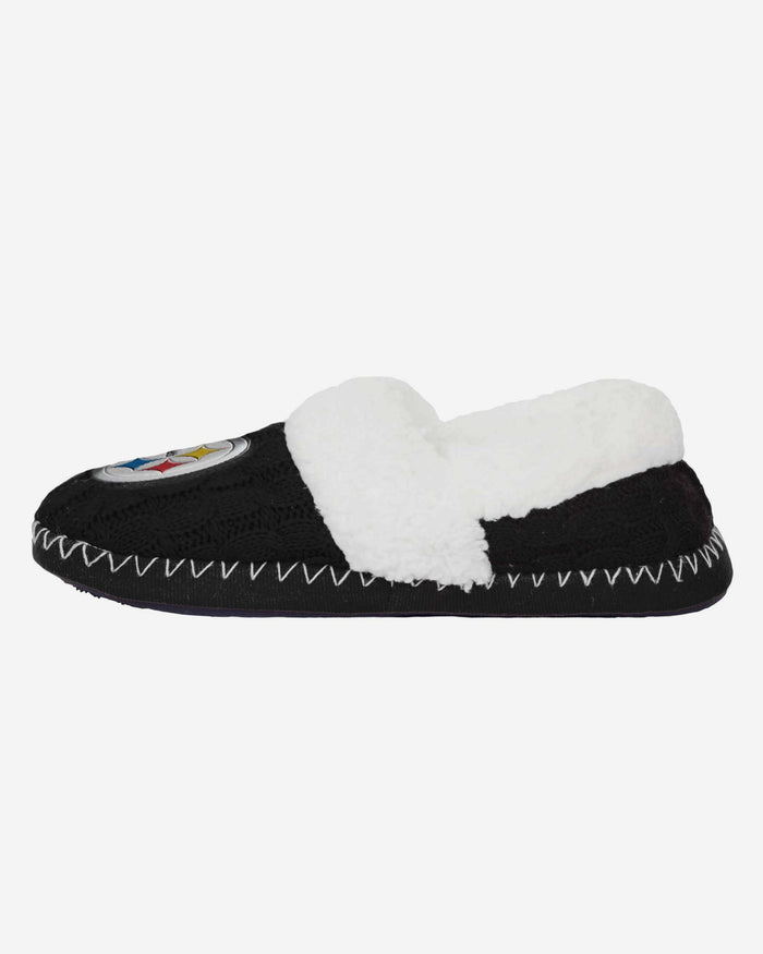 Pittsburgh Steelers Team Colour Moccasin Slipper FOCO S - FOCO.com | UK & IRE