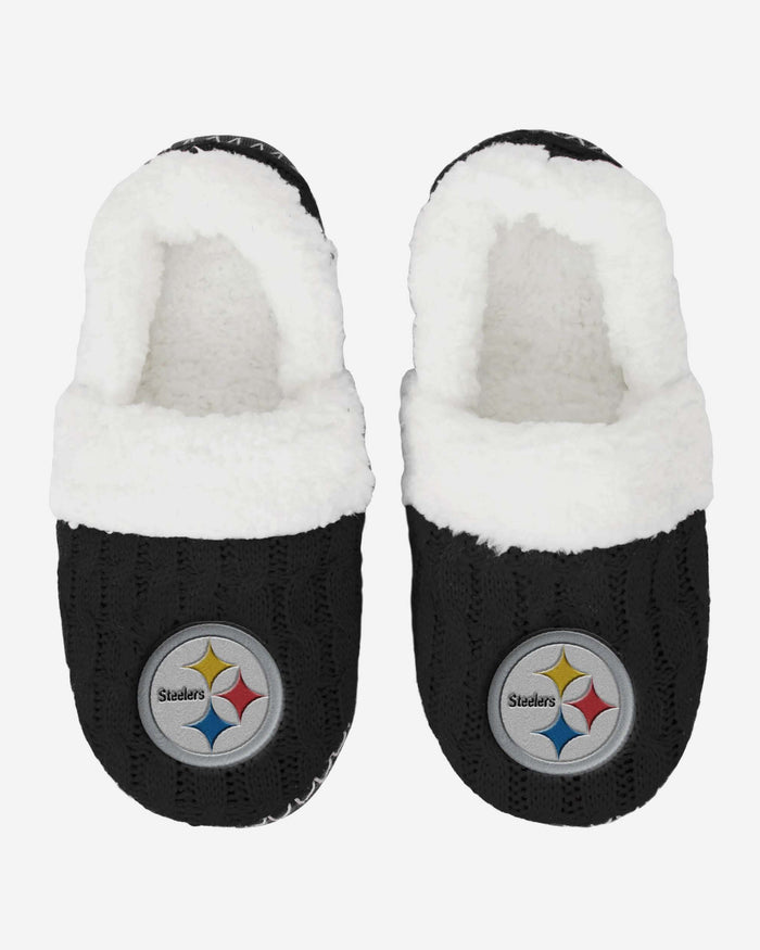 Pittsburgh Steelers Team Colour Moccasin Slipper FOCO - FOCO.com | UK & IRE