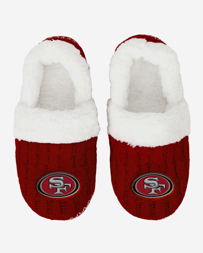 San Francisco 49ers Team Colour Moccasin Slipper FOCO - FOCO.com | UK & IRE