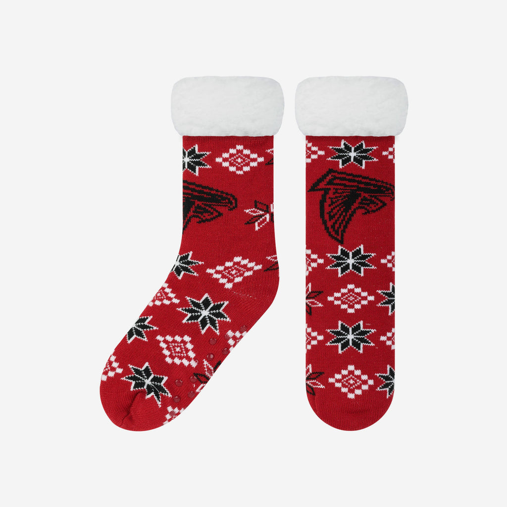 Atlanta Falcons Ugly Footy Slipper Socks FOCO - FOCO.com | UK & IRE