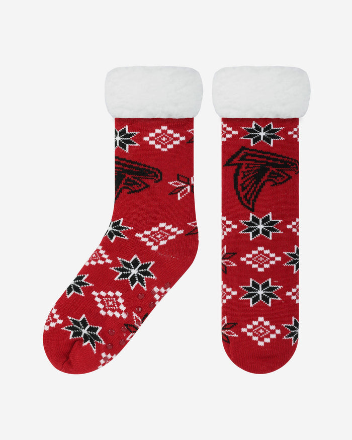 Atlanta Falcons Ugly Footy Slipper Socks FOCO - FOCO.com | UK & IRE