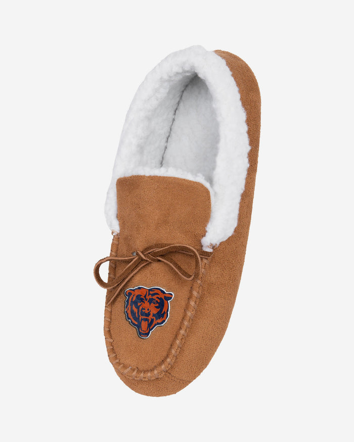 Chicago Bears Fur Closed Back Moccasin Slipper FOCO - FOCO.com | UK & IRE