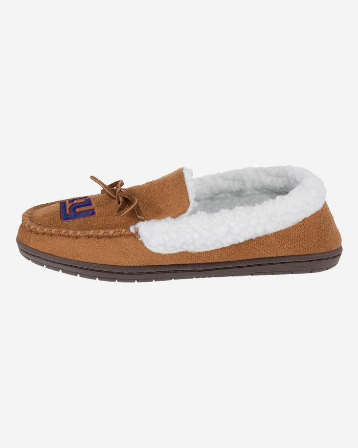 New York Giants Fur Closed Back Moccasin Slipper FOCO S - FOCO.com | UK & IRE