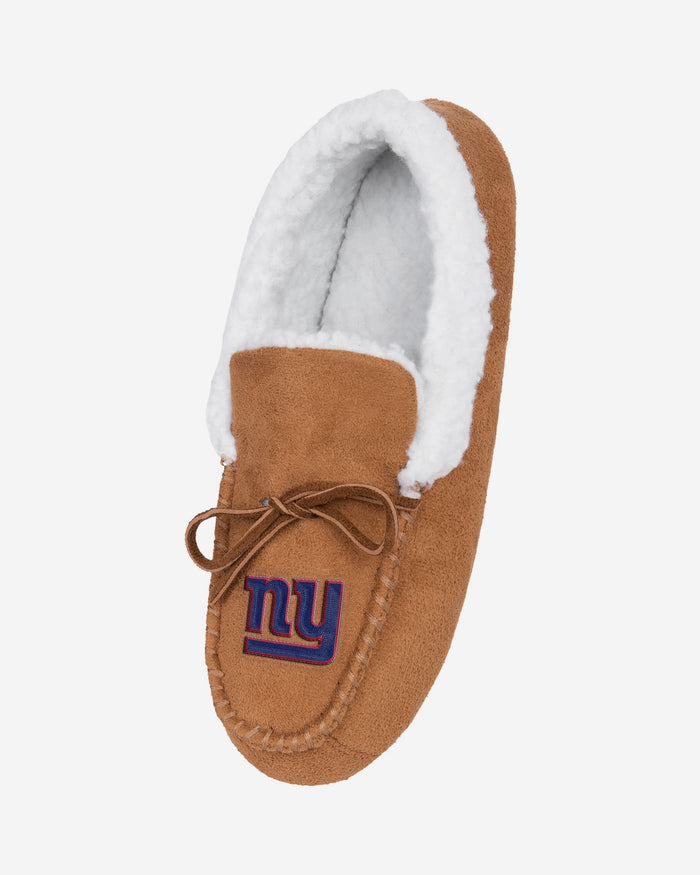 New York Giants Fur Closed Back Moccasin Slipper FOCO - FOCO.com | UK & IRE
