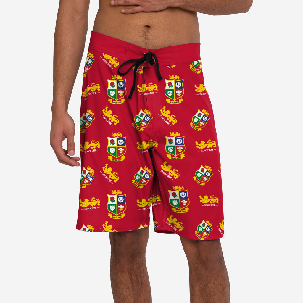 British & Irish Lions Repeat Print Boardshorts FOCO S - FOCO.com | UK & IRE