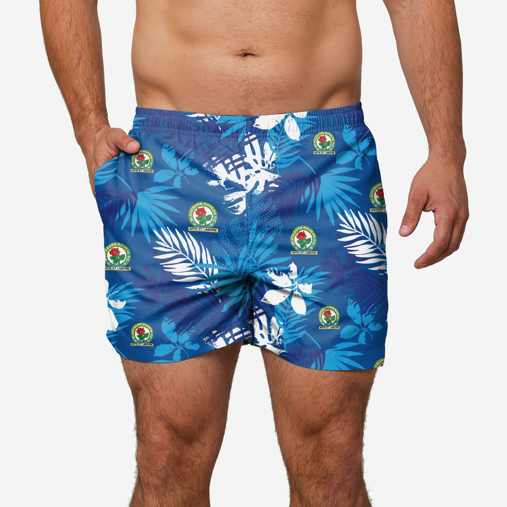 Blackburn Rovers FC Floral Boardshorts FOCO S - FOCO.com | UK & IRE