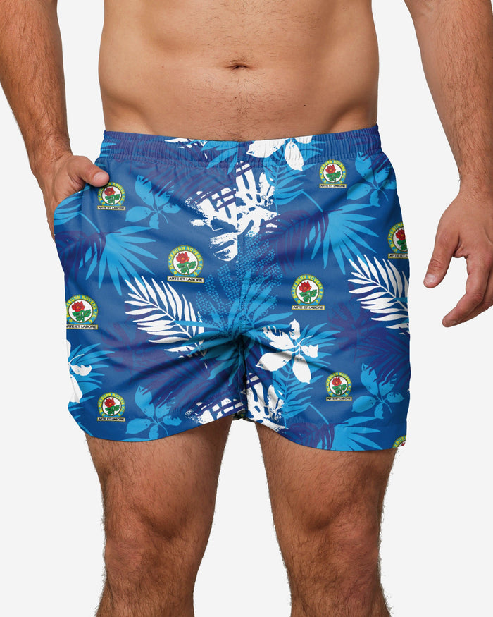Blackburn Rovers FC Floral Boardshorts FOCO S - FOCO.com | UK & IRE