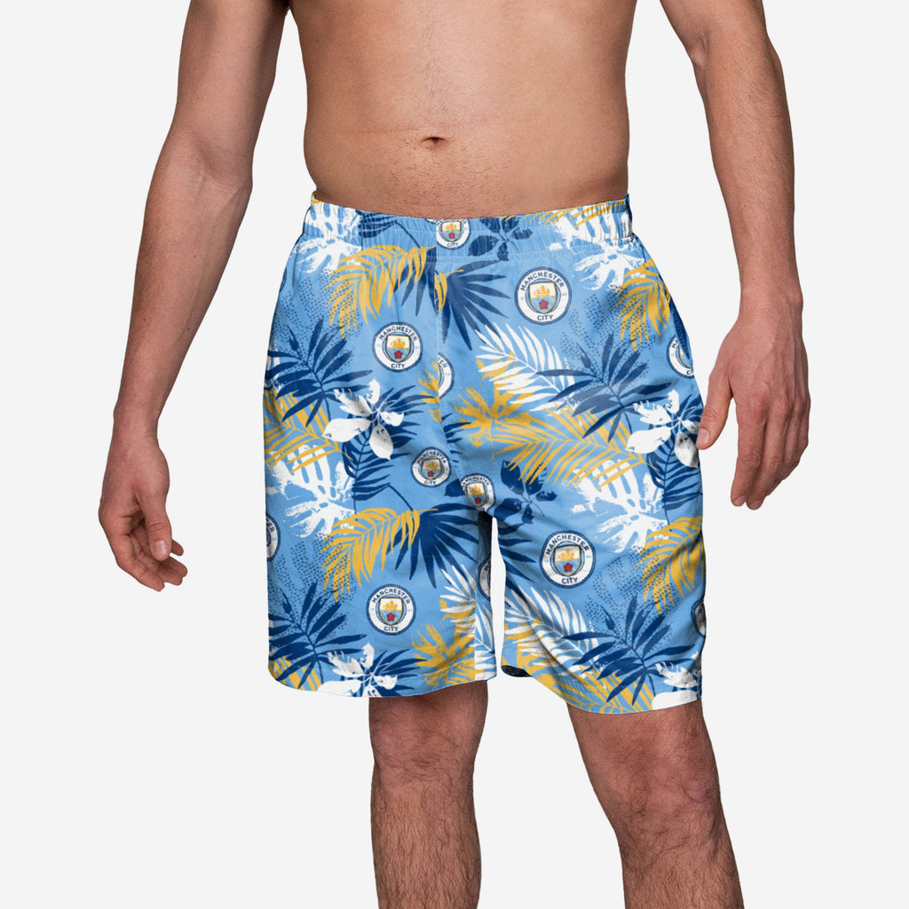 Manchester City FC Floral Boardshorts FOCO S - FOCO.com | UK & IRE