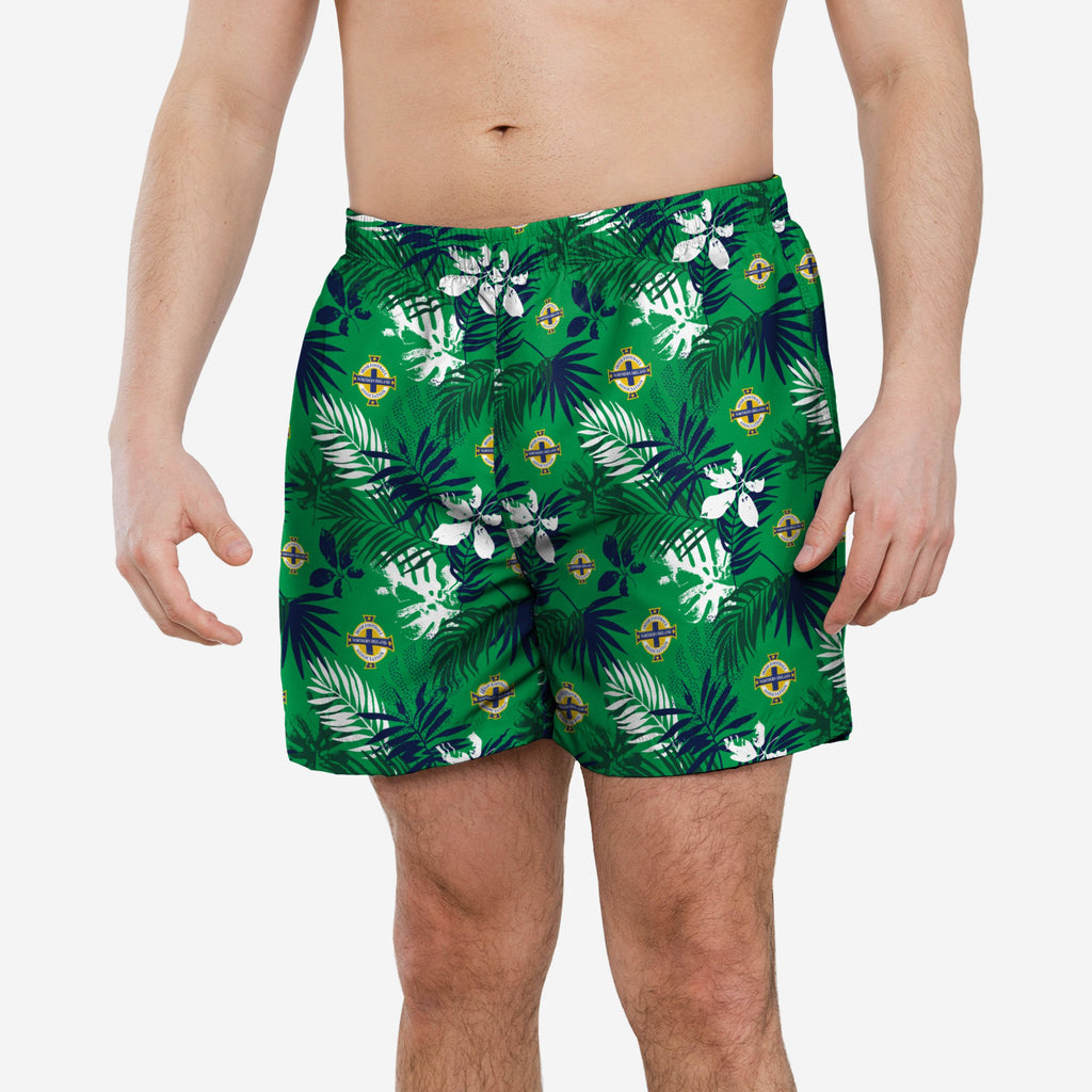 Northern Ireland Floral Boardshorts FOCO S - FOCO.com | UK & IRE